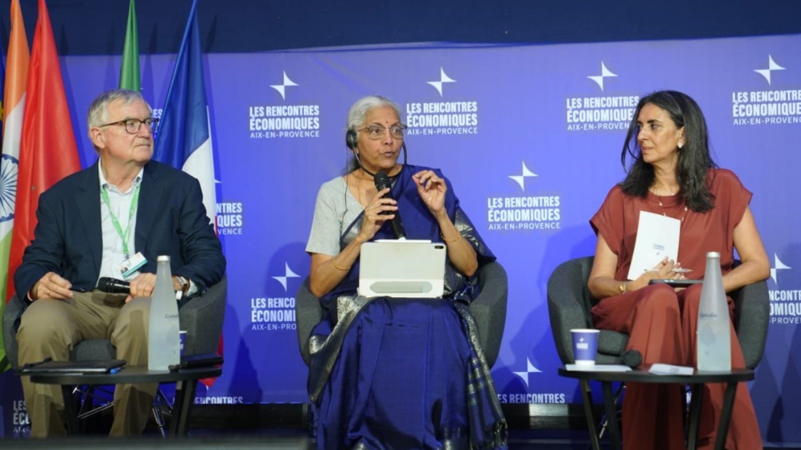 FM Nirmala Sitharaman at a panel talk in France: Middle class consumption powering India’s economic growth
